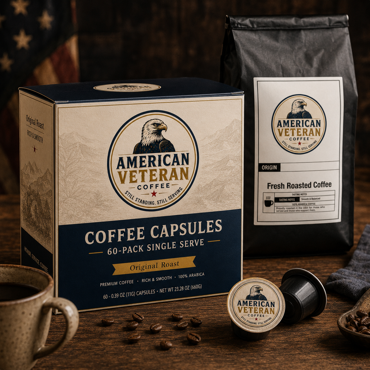 Coffee Capsules: 60-Pack Single Serve